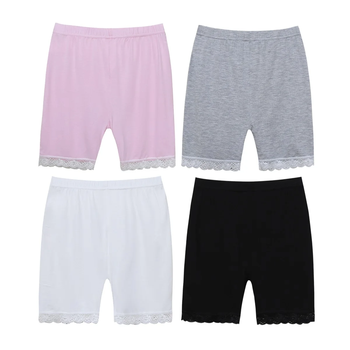 Kids Shorts Child Girls Shorts Modal Lace Pants