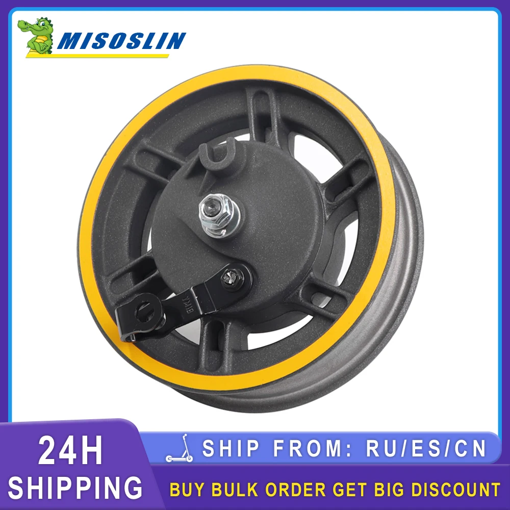 

Aluminum Alloy Front Wheel Hub Front Wheels with Brake Assembly For Segway Ninebot Max G30 Electric Scooter Steel Ring Accessory