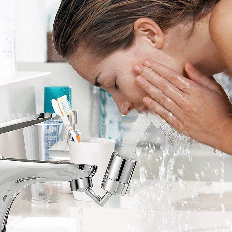 

720° Universal Kitchen Faucet Anti-splash Aerator Bathroom Tap Rotatable Faucet Sprayer Saving Water Tap Nozzle Extender Adapter