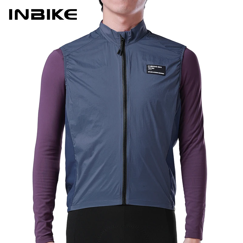 INBIKE New Man Cycling Vest Lightweight MTB Cycling Clothing Bicycle Vest for Men with Pockets Spring Road Bike Top Vest Clothes 4