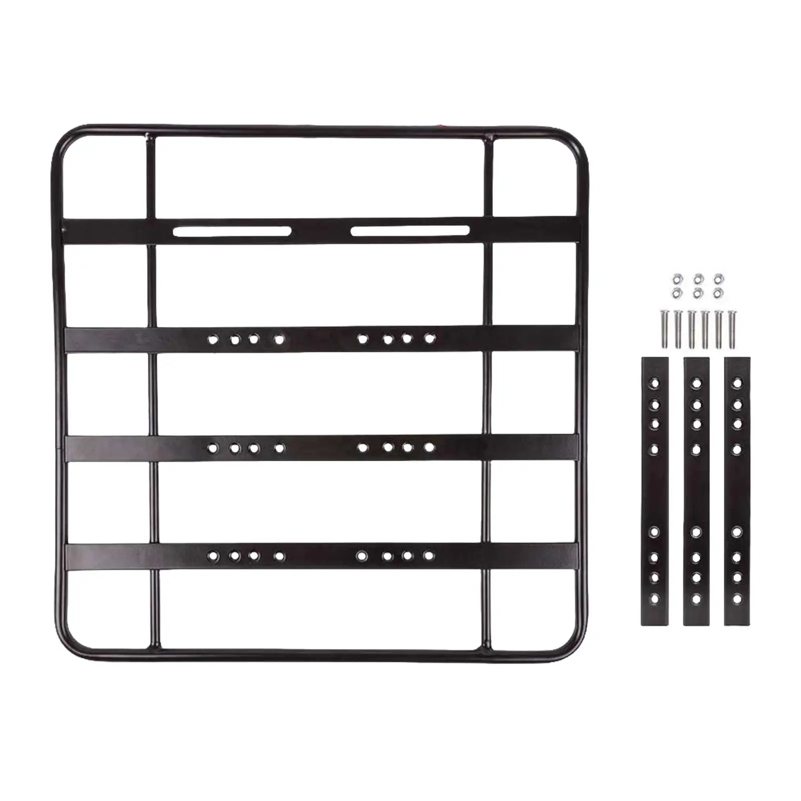 Support Arrière De Vélo Détachable Et Étanche - 40x40 Cm, Noir, En Fer, Neuf