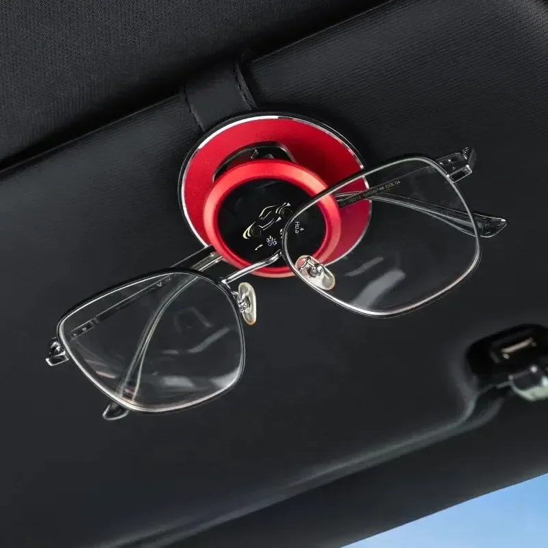 

Car Sun Visor Sunglasses Box Stand Universal Vehicle Interior Multi-function Storage Clip Car Accessories Eyeglass Clip