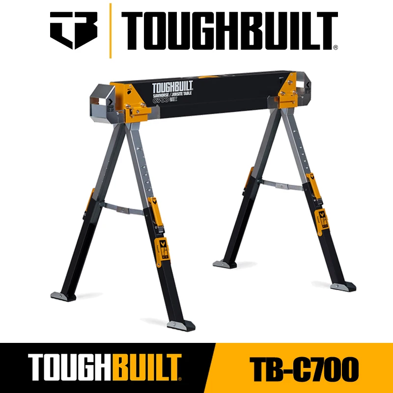 TOUGHBUILT TB-C700 Sawhorse Jobsite Table Tool Accessories