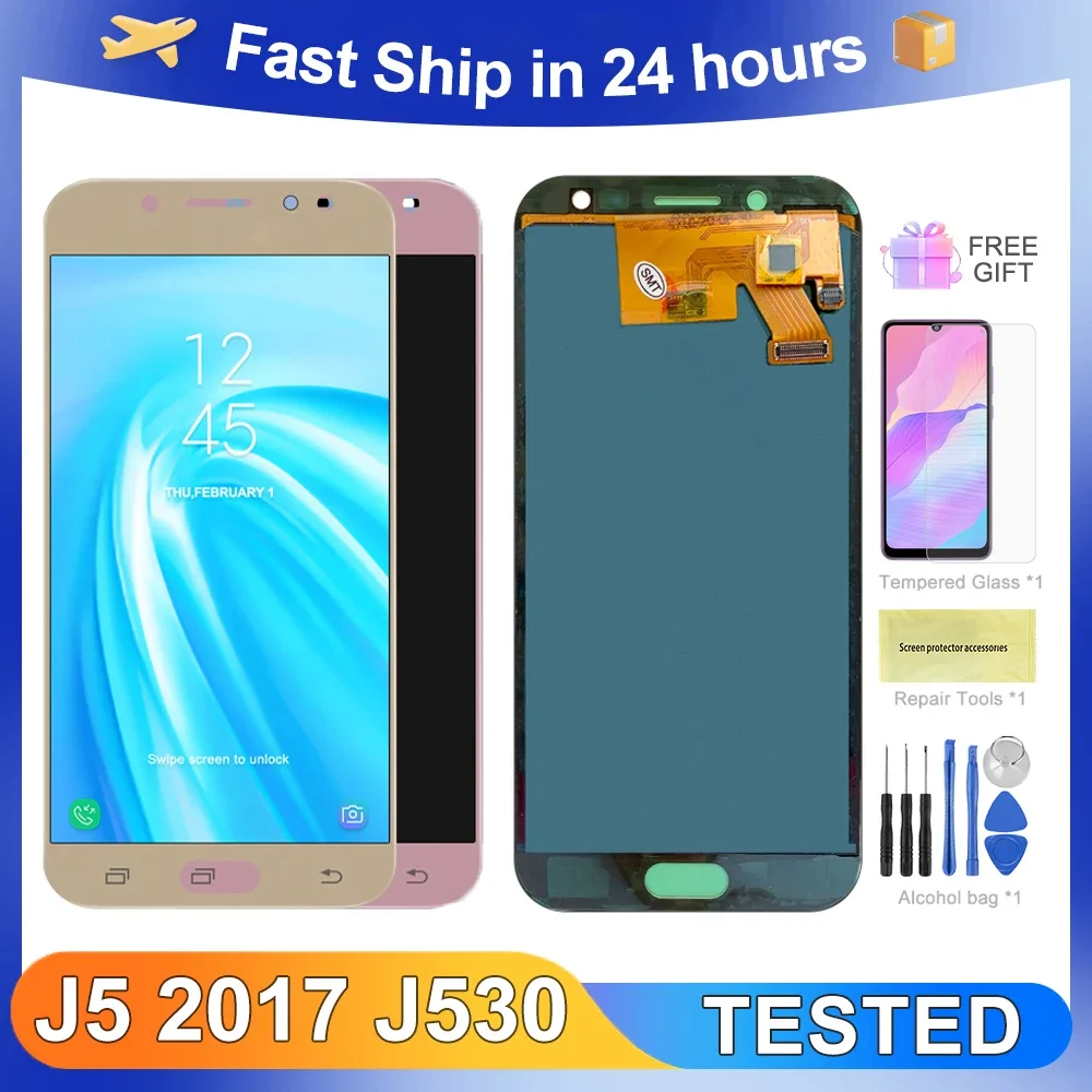 J5 2017 5.2''For Samsung For  J5 Pro J530 J530F J530G J530S LCD Display Touch Screen Digitizer Assembly Replacement