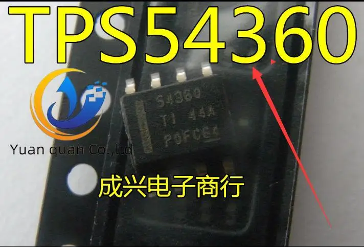 

20 шт. Оригинальный Новый TPS54360 TPS54360DDR 54360 SOP-8 понижающий преобразователь чип