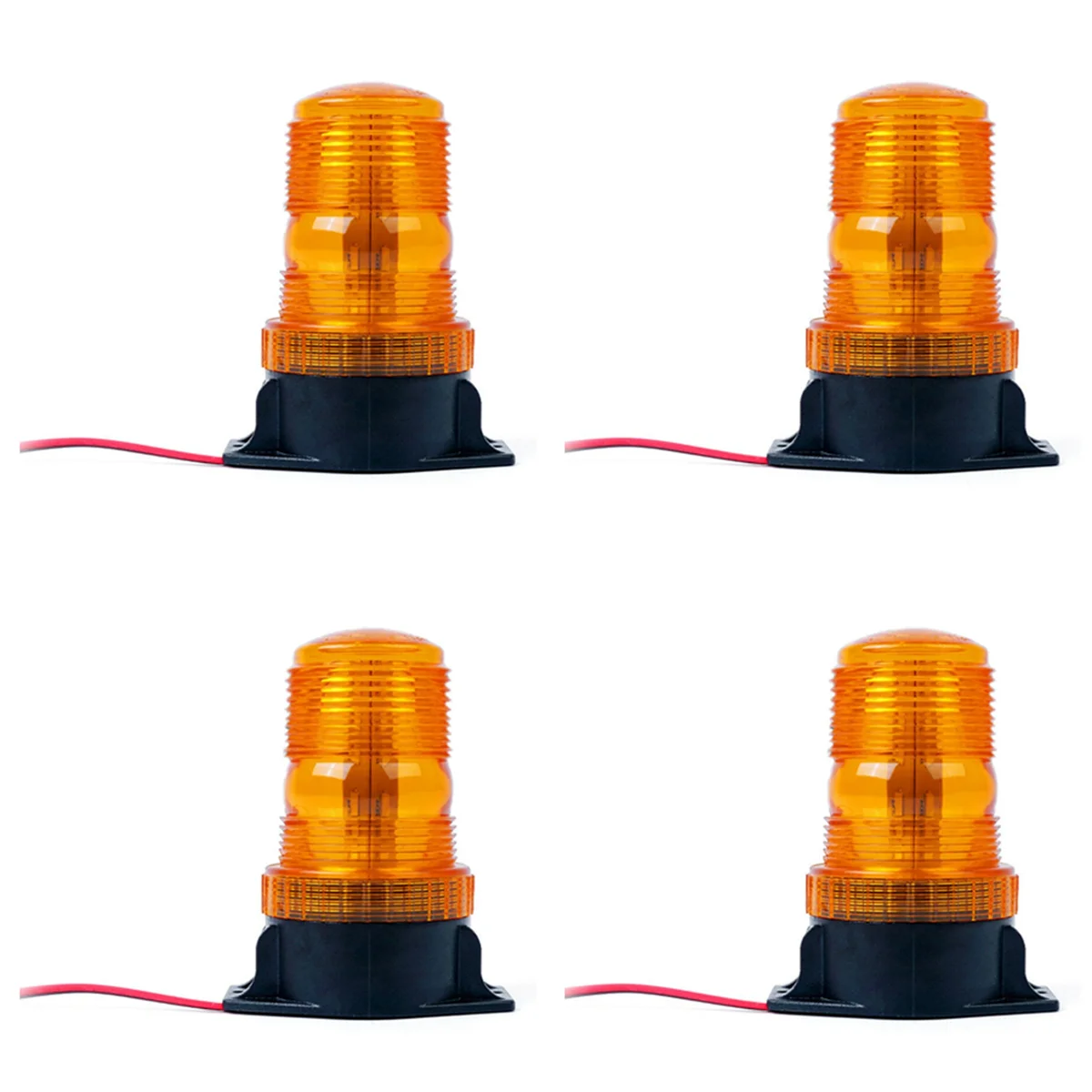 

4X Forklift 30 LED Beacon Light Strobe Lamp Hazard Emergency Flashing Warning Amber