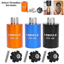 Bicycle Front Fork Headset Star Nut Installer Tool Mounting Sleeve Tools for 28.6mm MTB Road Bike Fork Steerer Driver Tool
