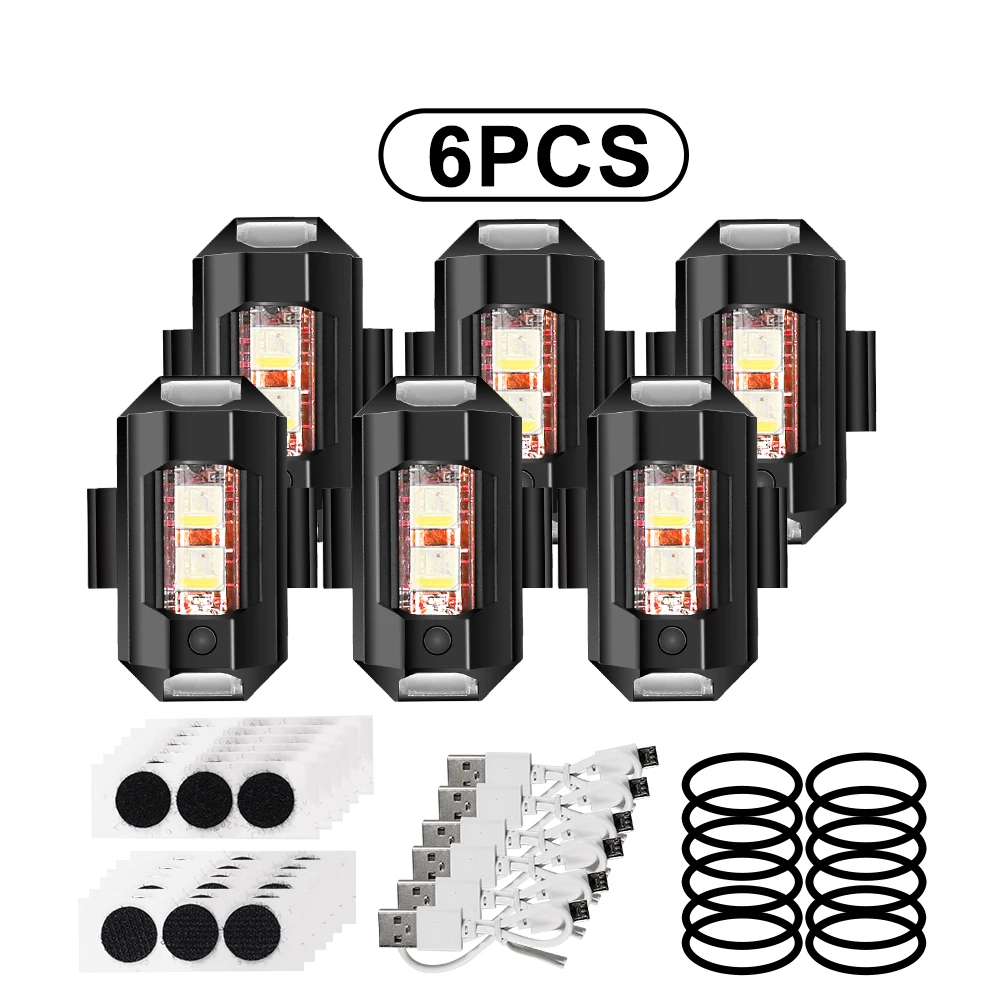 Led Anti-Collision Lights(No Controller),Anti Collision Lights,Led  Anti-Collision Lights No Controller,Wireless Strobe Light,7 Light Colors &  33 Light