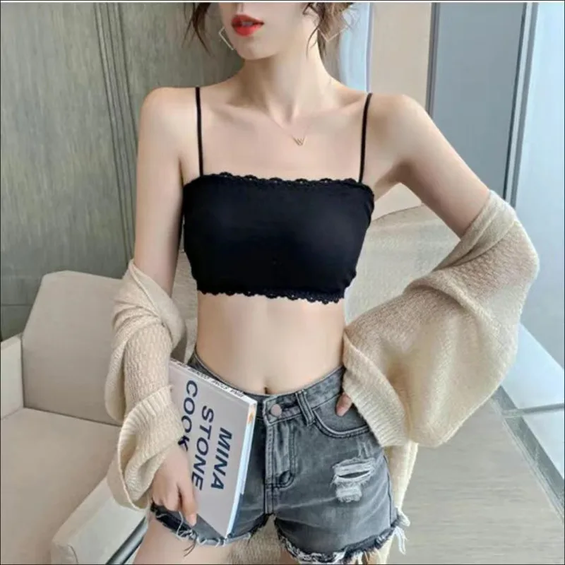 Women's Cotton Bra Tube Top Suspender Underwear Tank Top Seamless Comfort Sport Lace Tops women lingerie bra,women tube tops,lace camisole tops