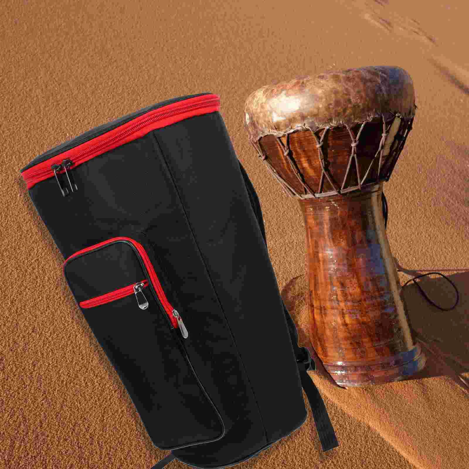

African Drum Kit Shockproof Bag Suitcase Storage Shoulder Backpack Thicken Waterproof Djembe