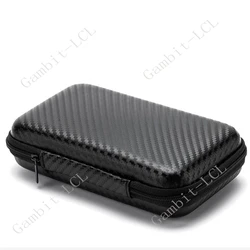 Enhanced Portable Shockproof EVA Storage Bag for Retro Game Console - Scratch-Resistant Anti-Fall Protector Accessory (Black)