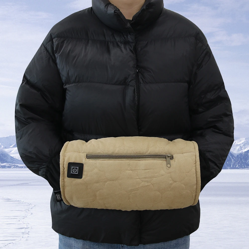 Electric Heated Hand Warmer Portable Heated Hand Muff Fast Heating Hand Warmers Bag 3 Heating Modes for Outdoor Hunting Sports 3