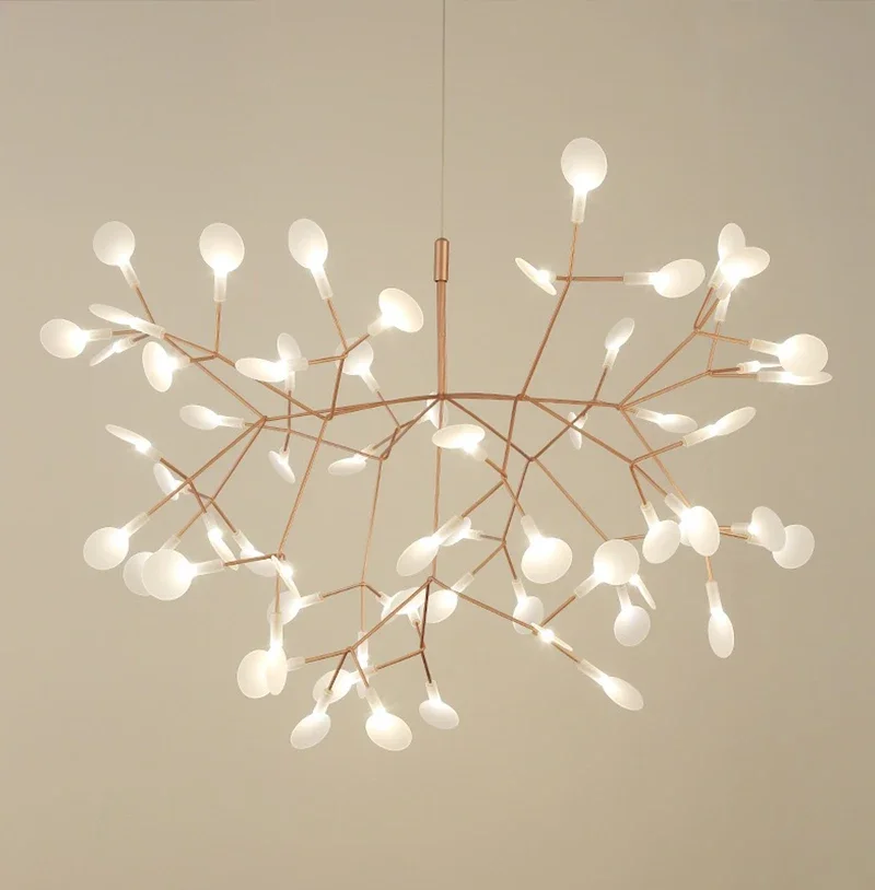 Description Picture 6 of itemTree Pendant Lamp Lights LED Hanging Chandelier for Hall and Living Room Dinning Chandeliers Ceiling Light Rattan