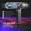 Portable Fast Drying Low Noise Negative Ionic  High-Speed 110000 RPM Brushless Motor hairDryer Set with Magnetic Nozzle 6