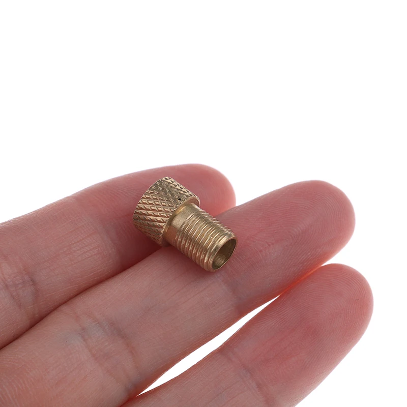 Bicycle Pump Tire Valve Adapter Convert Tire Presta To Schrader Copper Bike Air Valve Adaptor 1-4pcs
