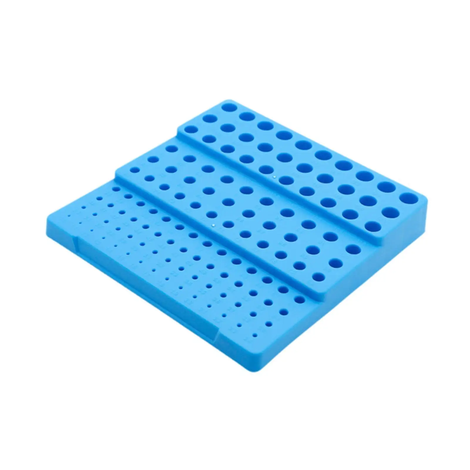 PP 소재 밀링 커터 보관함 대용량 드릴 정리함 공구 트레이 (1-13mm 비트용) 가정용/차고용