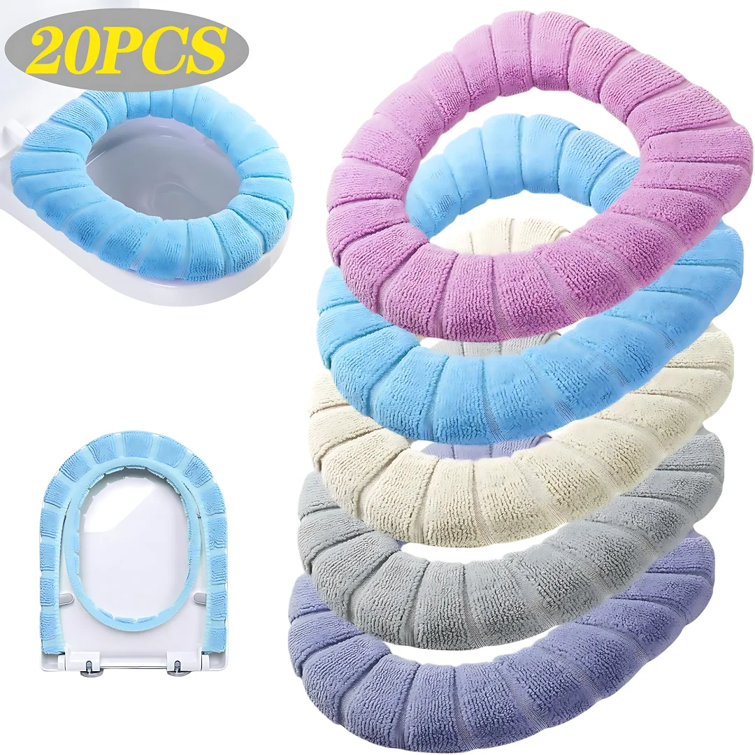 Protectores de asiento de inodoro, 8 piezas, universales, silenciosos y Protectores de asiento de inodoro, 8 piezas, universales, silenciosos y