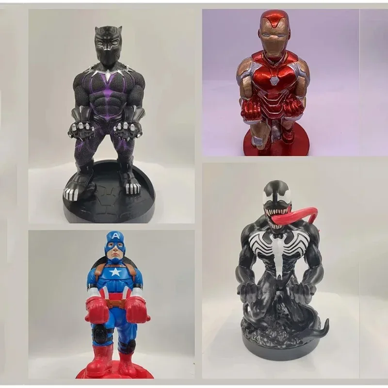 Marvel Spider-Man Venom Captain America Iron Man Black Panther Controller Phone Stand Ps4 Stand Action Figure Toy Gift For Boy