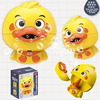 New Electric Bath Bubble Duck Fun Children Bath Bubble Machine Swimming Pool Bathtub Bath Toys Children Bathroom Toys 1
