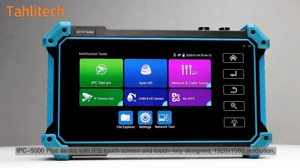 Тестер 4K CCTV IPC AHD CVI TV SDI Тестирование камеры 5 4-дюймовый тестер IP-камеры IPC-5200C Plus PTZ