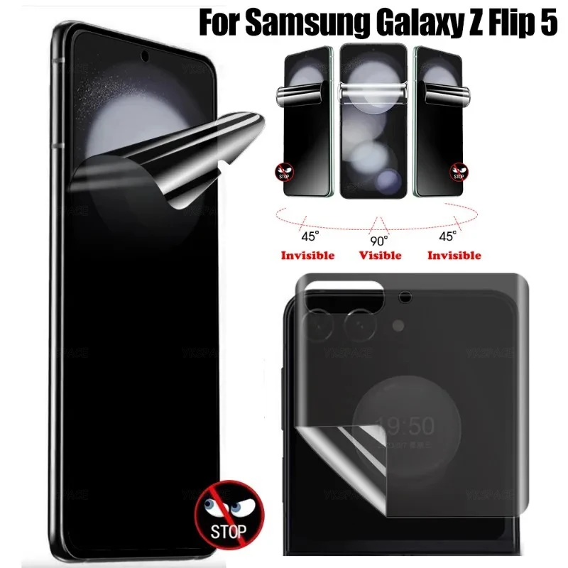 Soft Inner External Privacy Hydrogel Film Anti-Spy Peeping Screen Protector