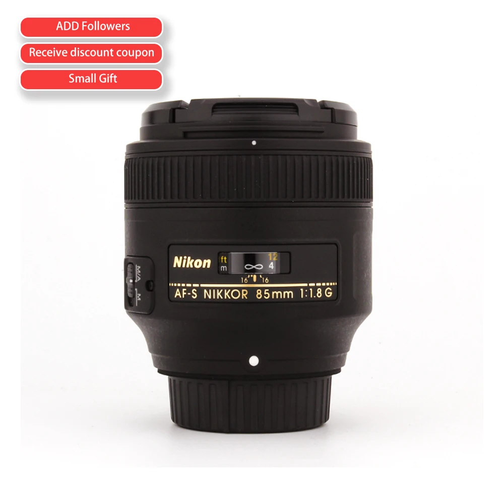Nikon Lente Fixa Af S Nikkor 85 Mm F/1.8G Com Foco Automático Para Câmeras Nikon Dslr