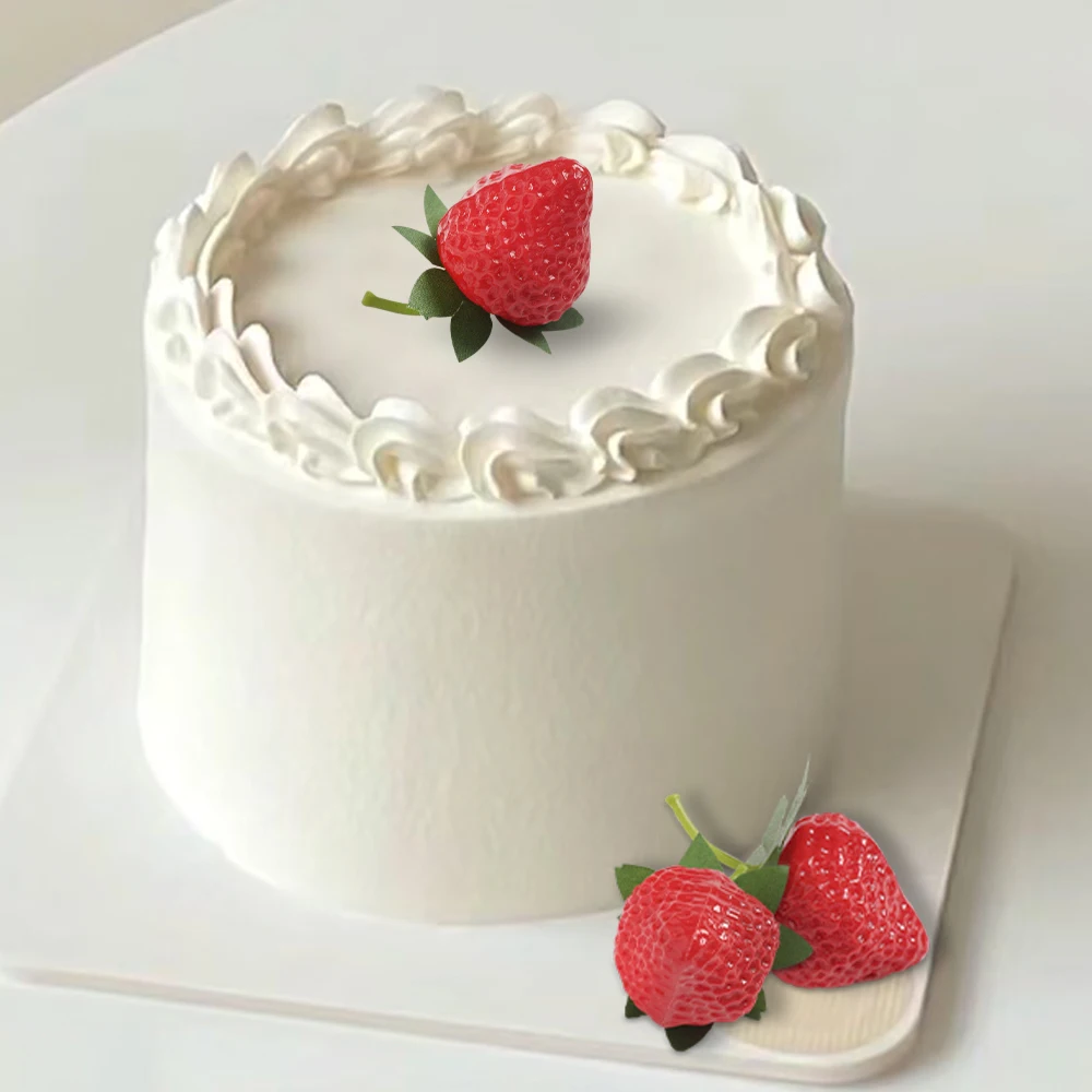 Sommer Künstliche Erdbeere Weihnachten Zuhause Wohnzimmer Dekoration Outdoor Garten Hochzeit Decor DIY Kuchen Geschenk Box Zubehör – Detail 4