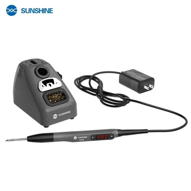 

SUNSHINE S245 High Power Smart Soldering Iron Fast Heating Universal C210 Series For Phone Repair