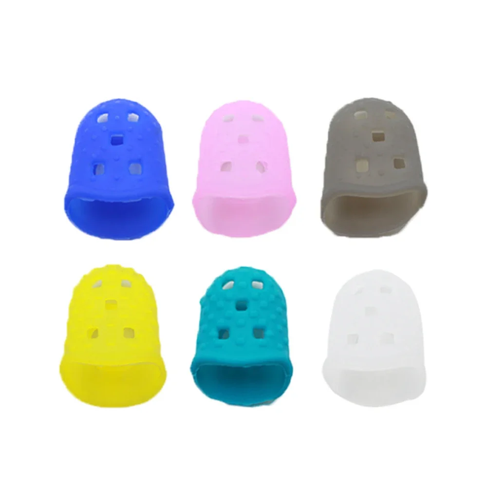 5 PCS/Set Thickened Universal Finger Silicone Guitar String Finger Cover Protective Cover Wear-Resistant And Non-Slip finger protector,finger guard