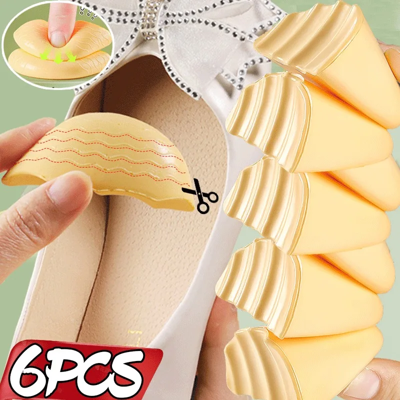 Sponge Forefoot Insert Pads 2/12Pcs Women Gril's High Heel Shoe Big Shoes Size Adjust Toe Front Cushion Pain Relief Protector forefoot pads,forefoot cushion