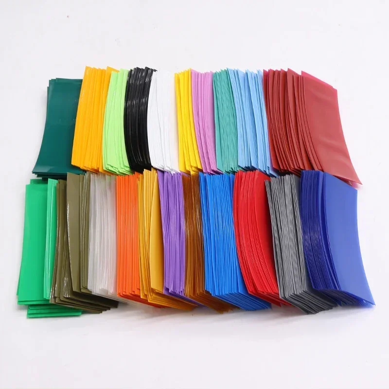 Heat Shrink Tube 20/50/100/500pcs 18650 Lipo Battery Wrap PVC Precut Width 29.5mm x 72mm Insulated Film Protect Case