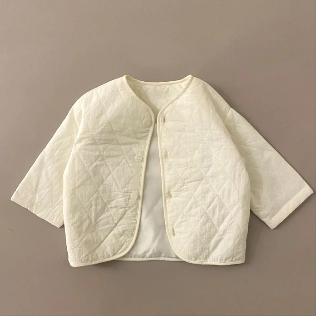 Baby Winter Clothes Thin Warm Jacket 0-3y Girls Casual Cotton-padded Coat Boys Solid Long Sleeve Outerwear Infant Toddler Tops