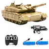 RC Tank Remote Control Tank Rechargeable 1/20 9CH 40CM Camouflage 27Mhz Infrared Electric Toys For Boys Birthday Gifts 1