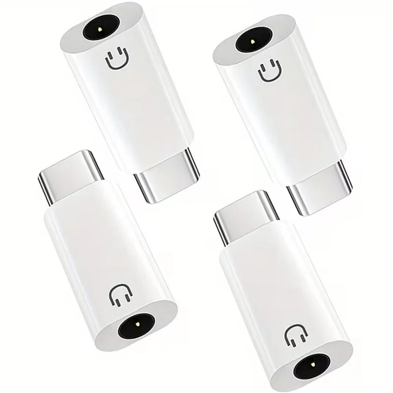USB-C to 3.5mm 헤드폰 어댑터, 고음질 오디오 USB Type-C to 3.5mm 잭 어댑터, 아이폰 15, S23/S22/S21 U 호환