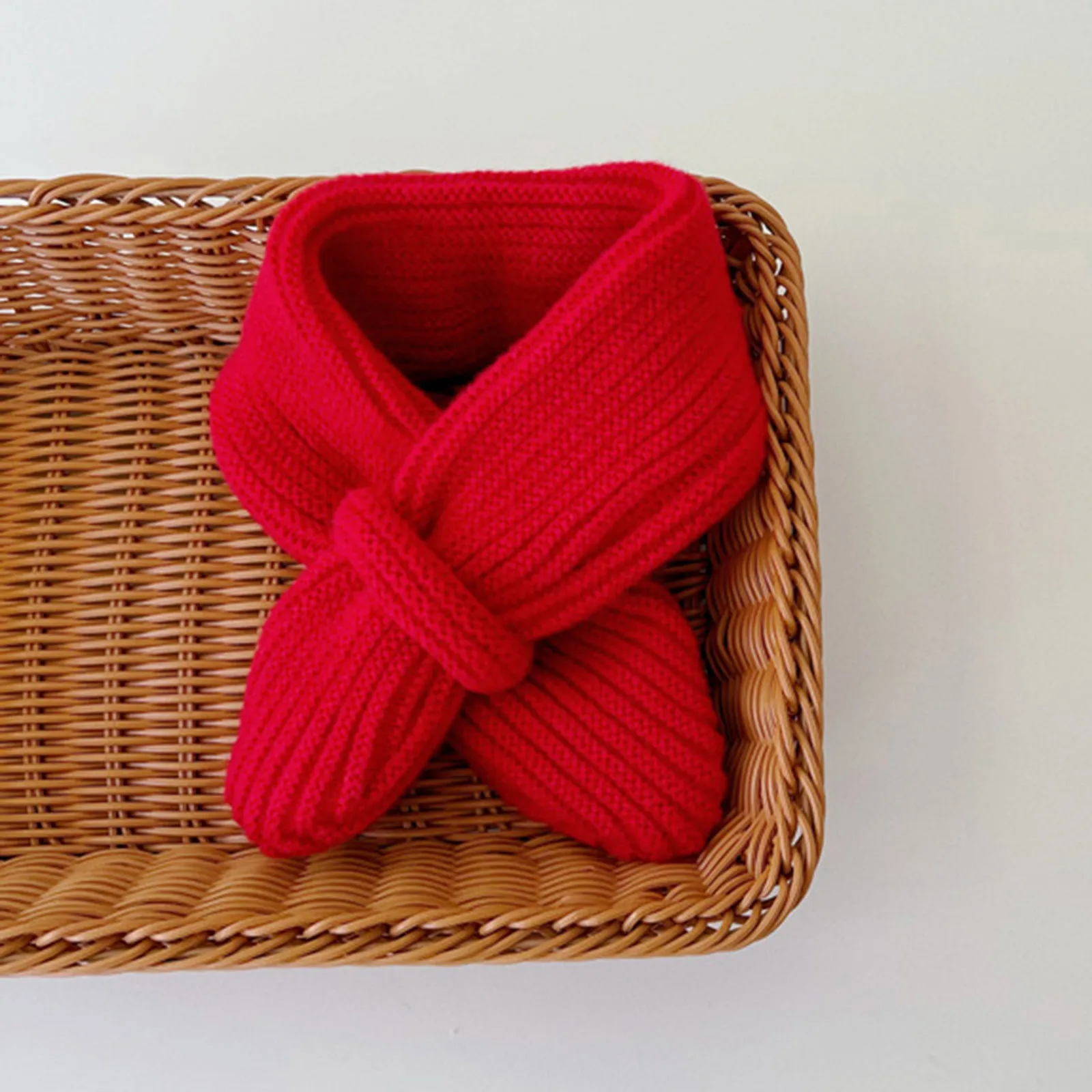 Kids Boys Girls Winter Cotton Knitted Shawl Scarf Soild Color Keep Warm Snood For Children Outdoor Windproof Scarf шарф детский