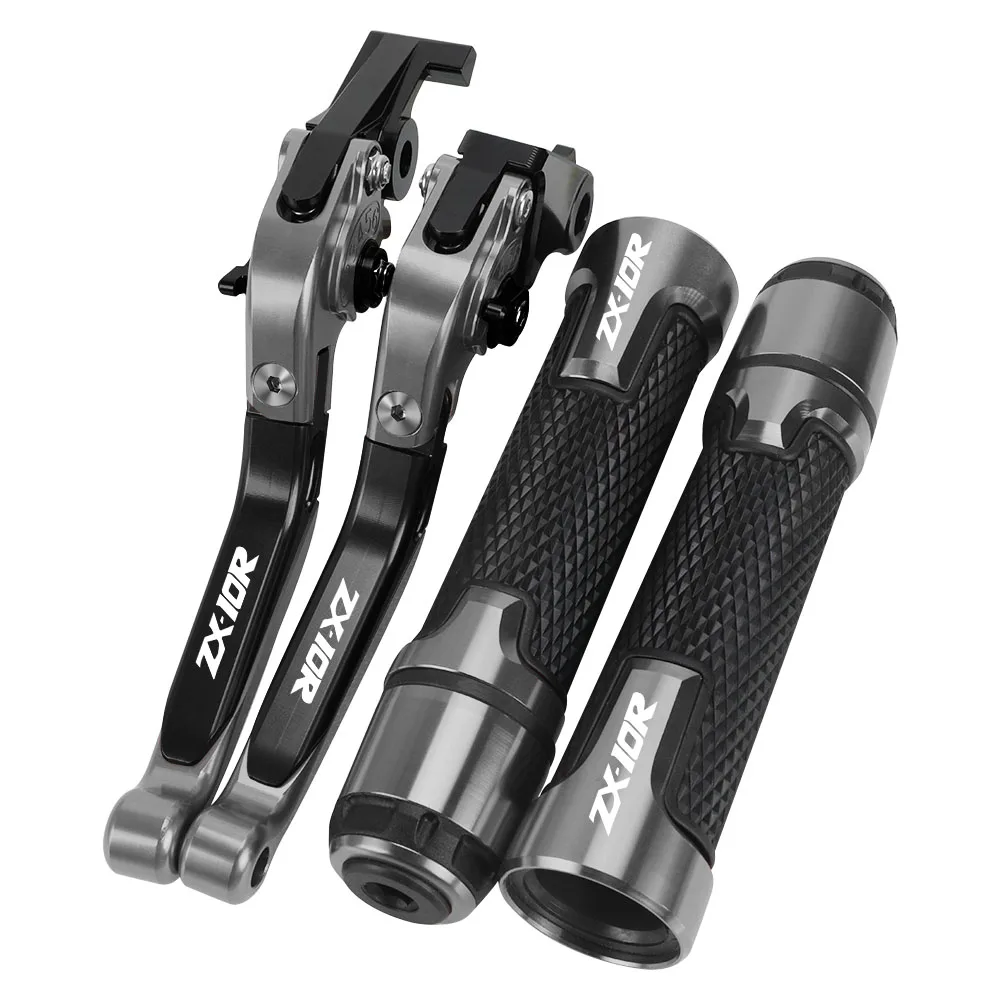 

ZX10R Motorcycle Accessories Brake Clutch Levers Handlebar Handle bar Hand Grips ends FOR KAWASAKI ZX10R ZX-10R 2006-2015 2014