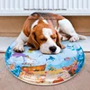Cat Playing Water Mat Sensory Water Play Mat For Cat Pvc Ocean Fish Crawling Induction Cat Playing Water Mat Interactive Cat Toy 4