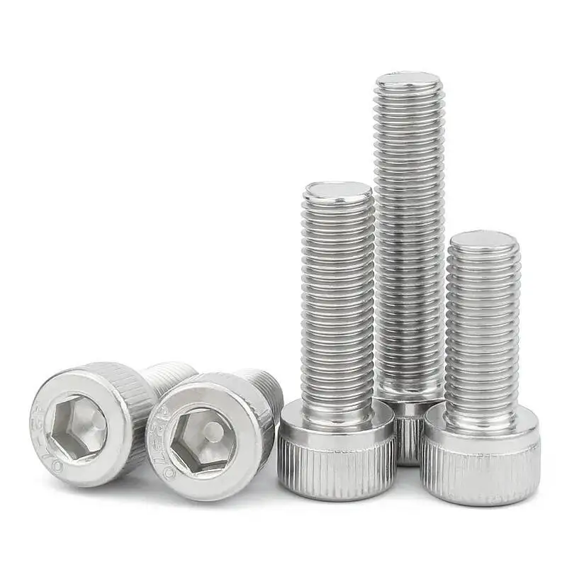 Hexagon Socket Head Bolt 5-50pcs DIN912 M1.6-M8 304 A2 Stainless Steel grade 12.9 Black