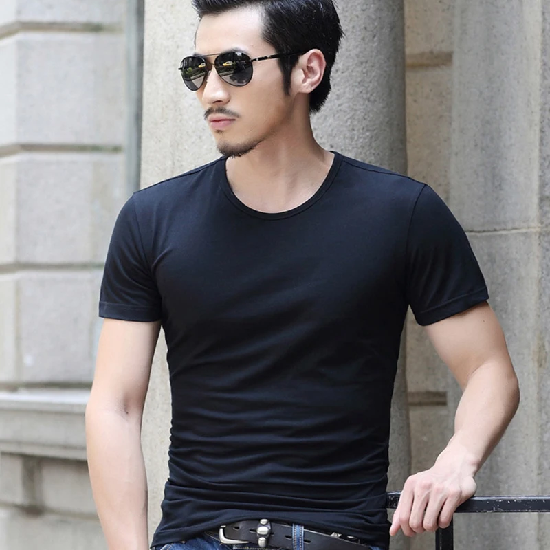 Ice Silk Tank Top Men Short Sleeve Slim Fit Gym Casual Tank Tops