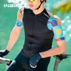 INBIKE 2024 Summer Cycling Jersey Men Short Sleeve Quick-dry Men's Bicycle Riding Shirts with 3 Pockets Full Zipper MTB Clothing 5