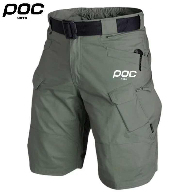 MOTO POC Cycling Mountain Bike Shorts Men's Cycling Shorts Road Bicycle Trousers Waterproof Loose Fit Sports Short MTB Pants Man sport shorts,men sport pants