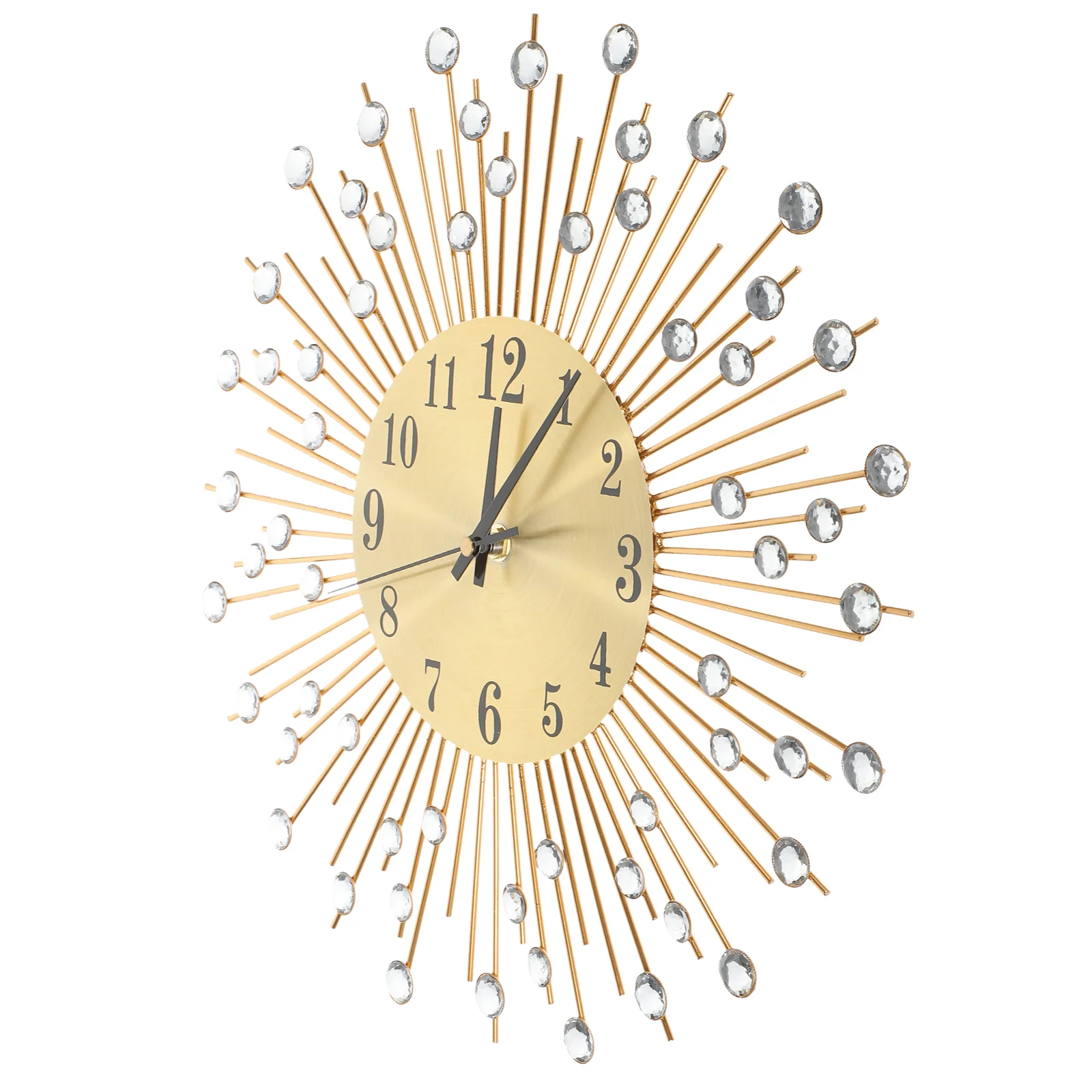 

3D clock wall decor bling silver- Wall Clock Diamonds Decorative Clock Wall Clock Living- Room Decor- Clocks Modern Minimalist