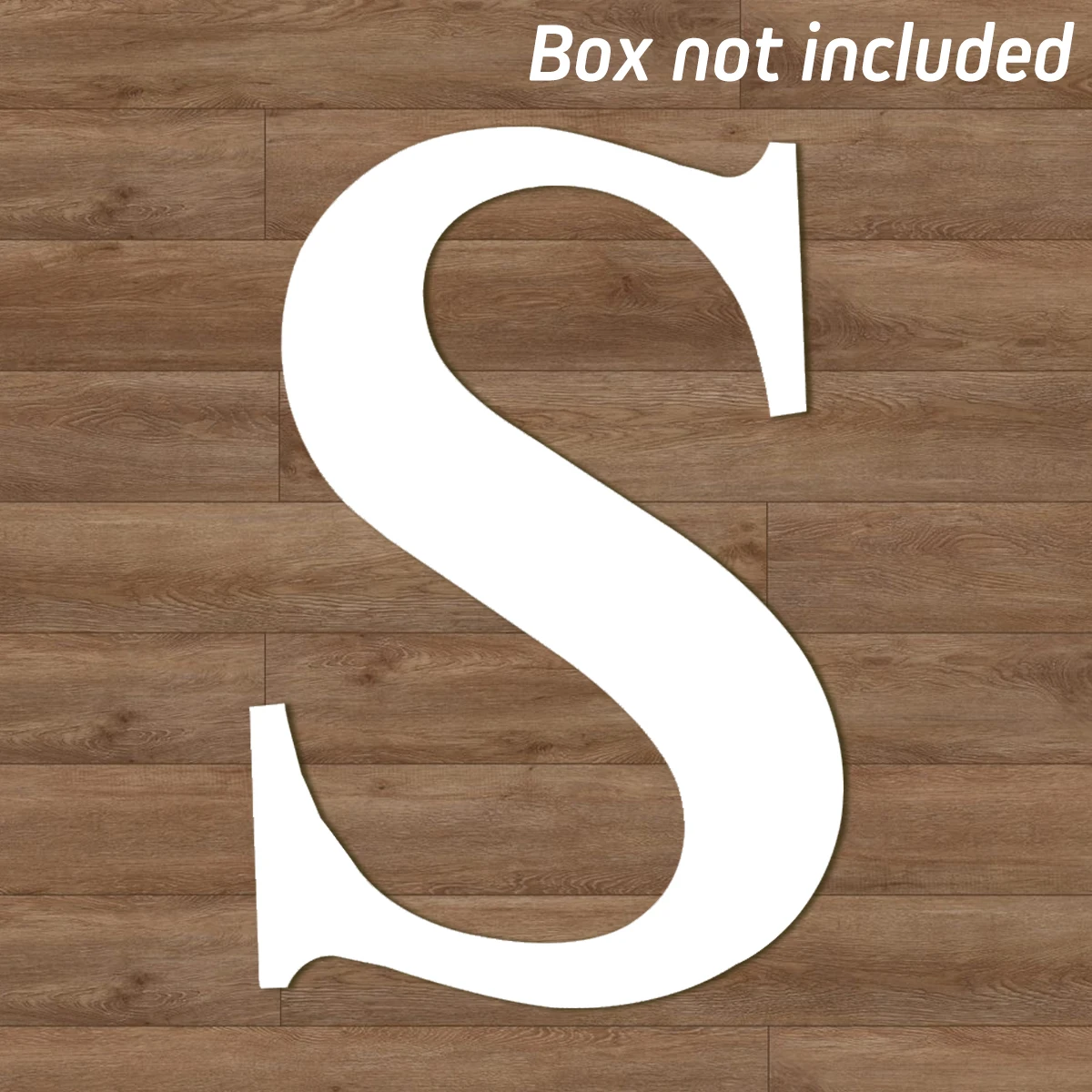 letter S no box