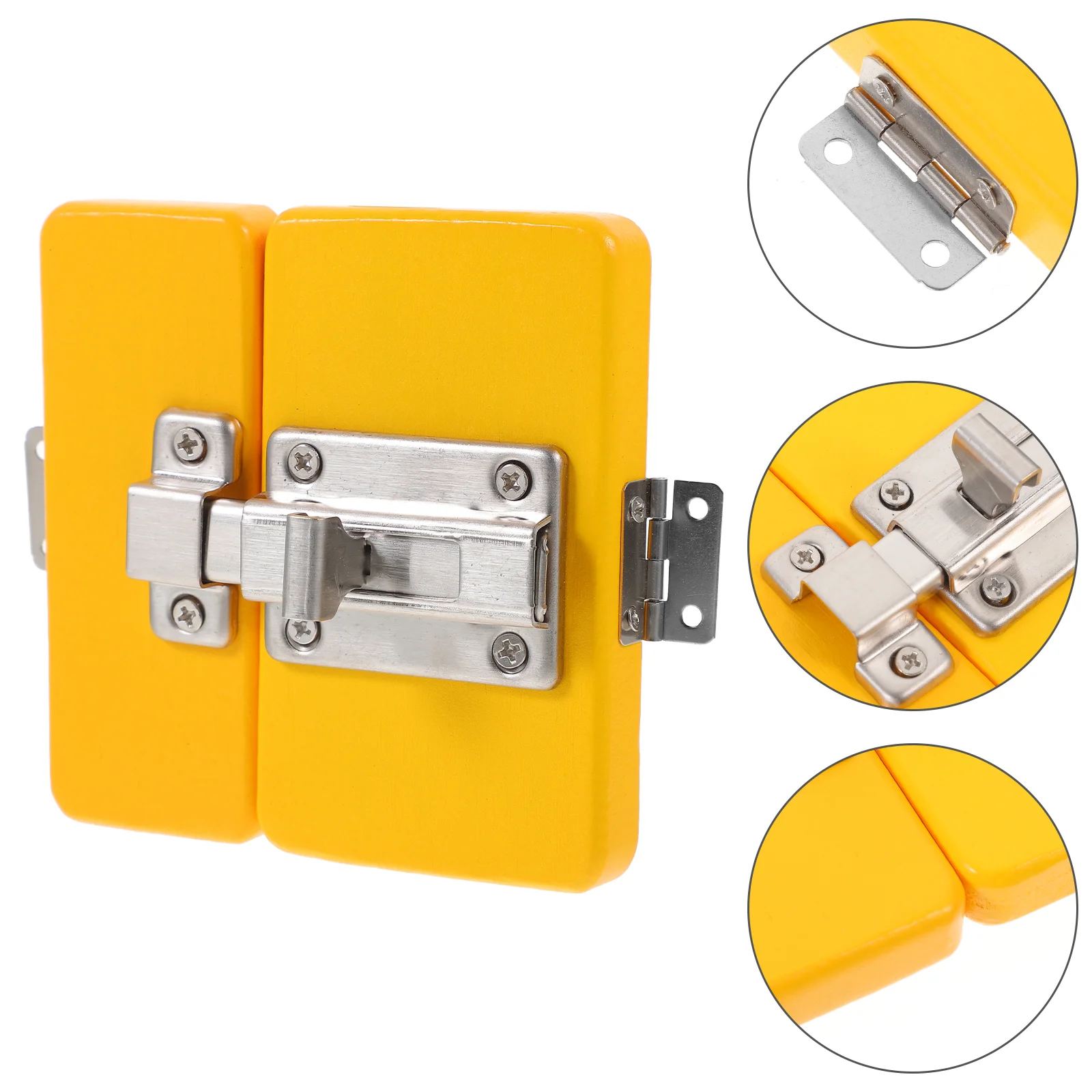 

Kids Toy Busy Board Door Lock Wooden Parts Accessories Latch Accessories Plaything Baby Supplies