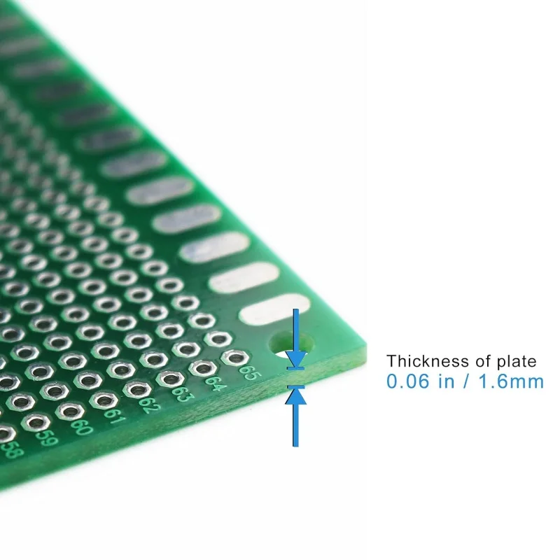 양면 PCB 보드, D DZRCOXI 대형 PCB 회로 기판 프로토보드 3PCS 12X18CM DIY 납땜 전자 프로젝트용 호환 가능