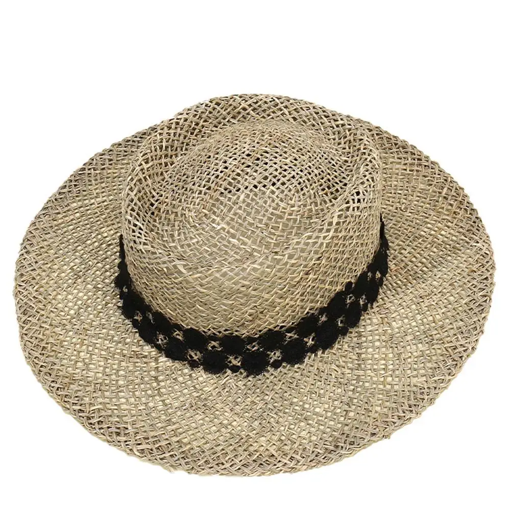 

Summer Outdoor Sun Hat With Wide Brim Breathable Adjustable Beach Hat Sunscreen Straw Hat for man woman