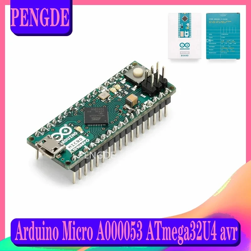 

Точечный импортный Arduino Micro A000053 ATMEGA32U4, макетная плата микроконтроллера