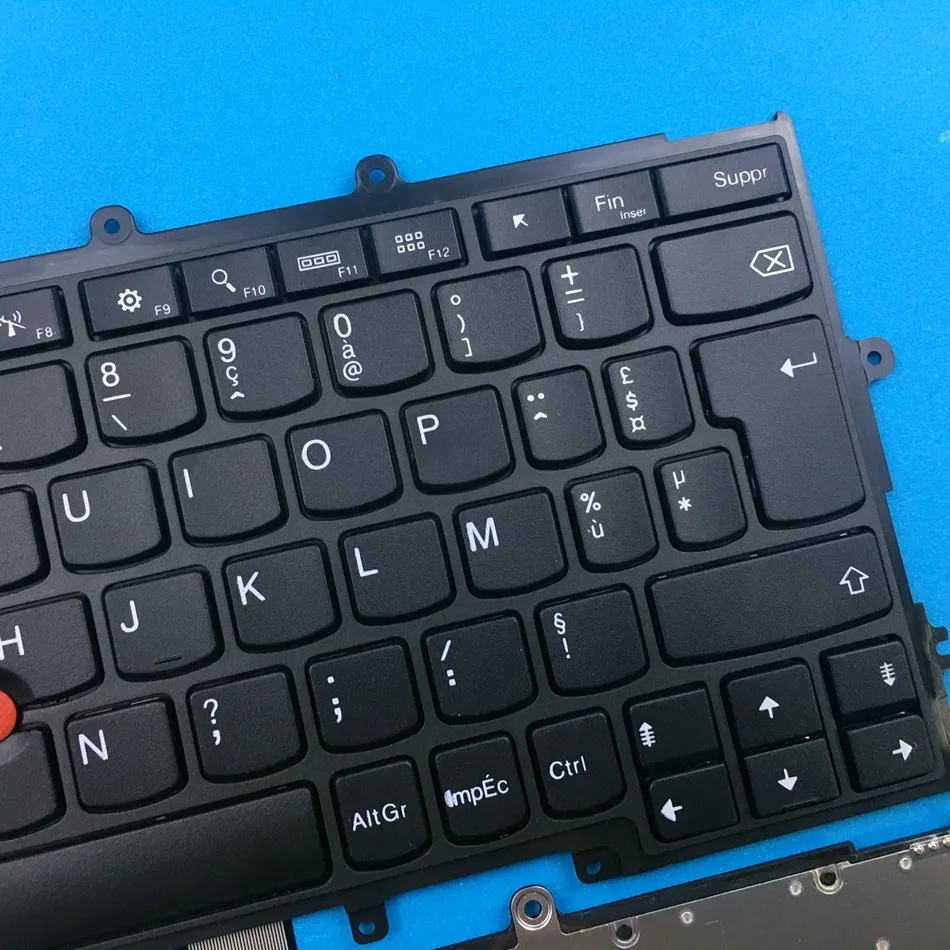 Francês Teclado Portátil para Lenovo Thinkpad X240 X240s X250 X260 Series para Win8 com Ponto Compatível com X270 Azerty fr - Imagem 3