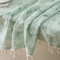 Floral-green Tassels