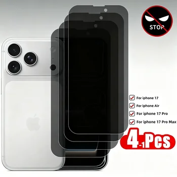 Per iPhone 17 Pro Privacy Protezione Dello Schermo In Vetro Temperato Anti-spia Protettiva Del Telefono Anti Peeping Pellicola Per iPhone Air 17 Pro Max